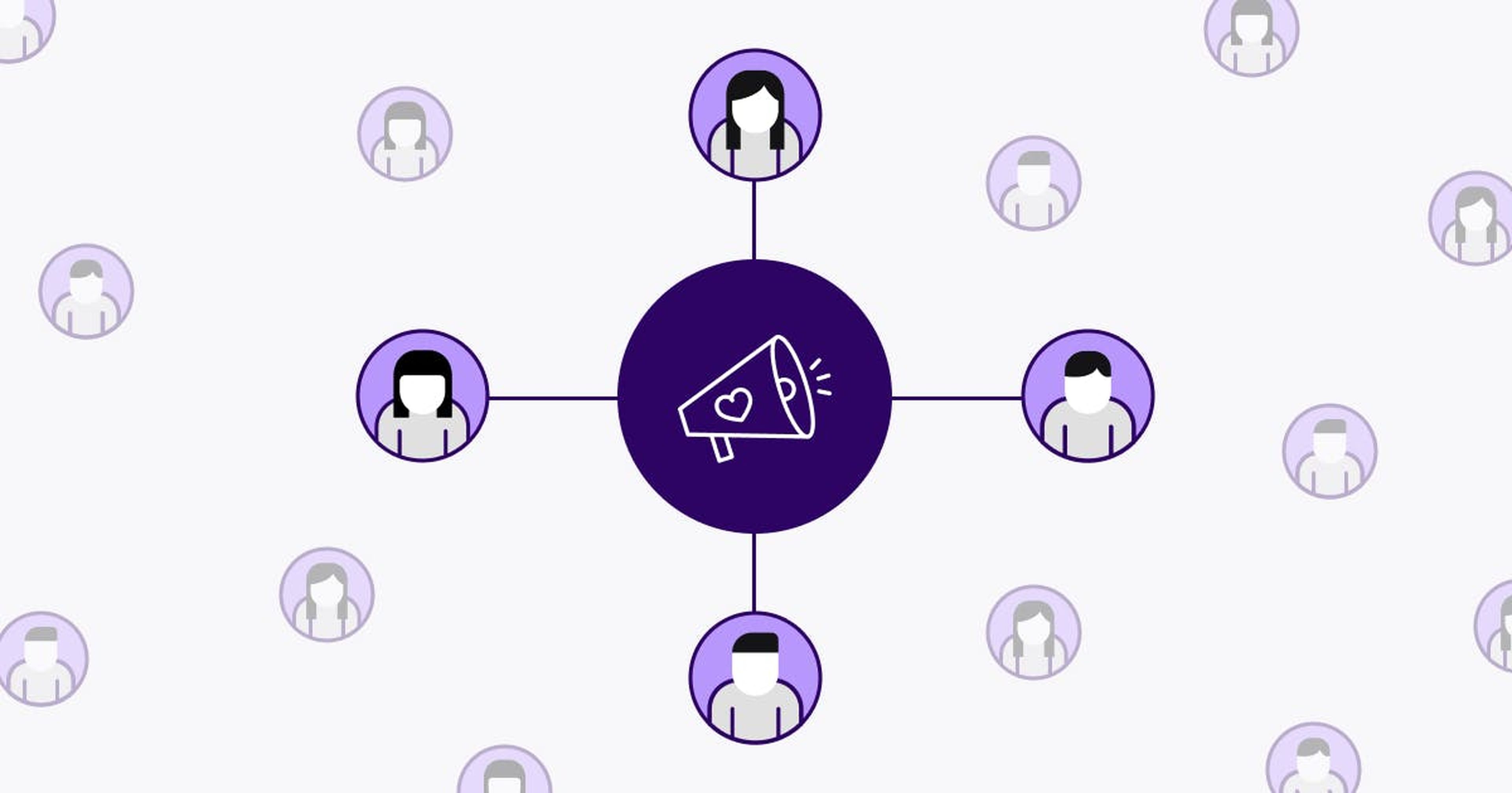 Announcement connecting people