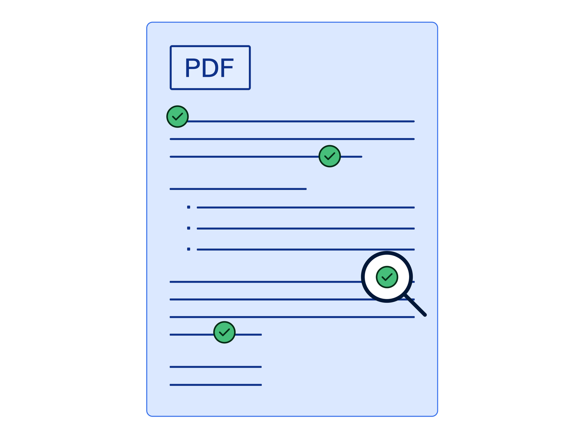 Illustrated PDF document with accessibility errors that have been fixed.