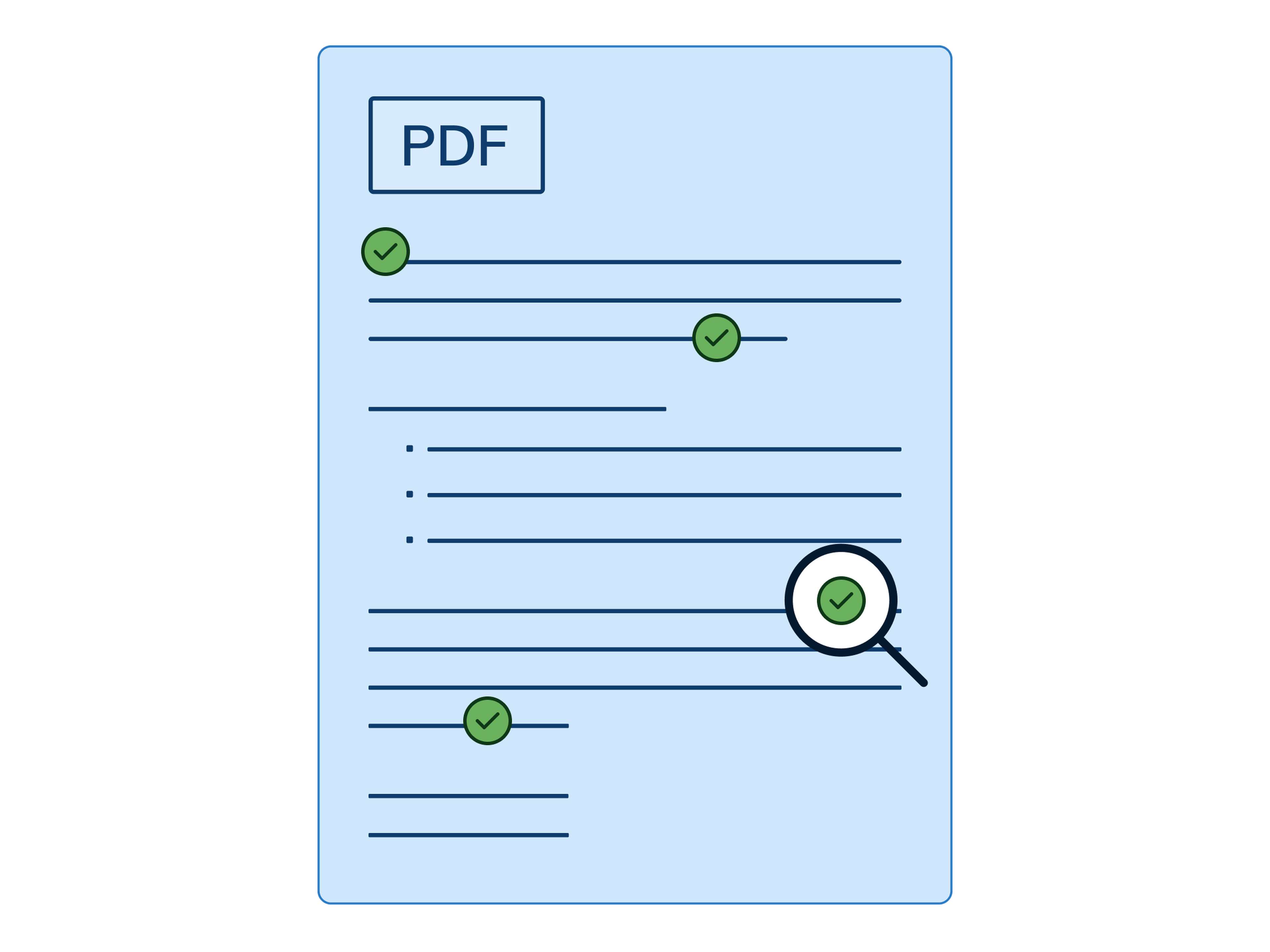 Illustrated PDF document with accessibility errors that have been fixed.