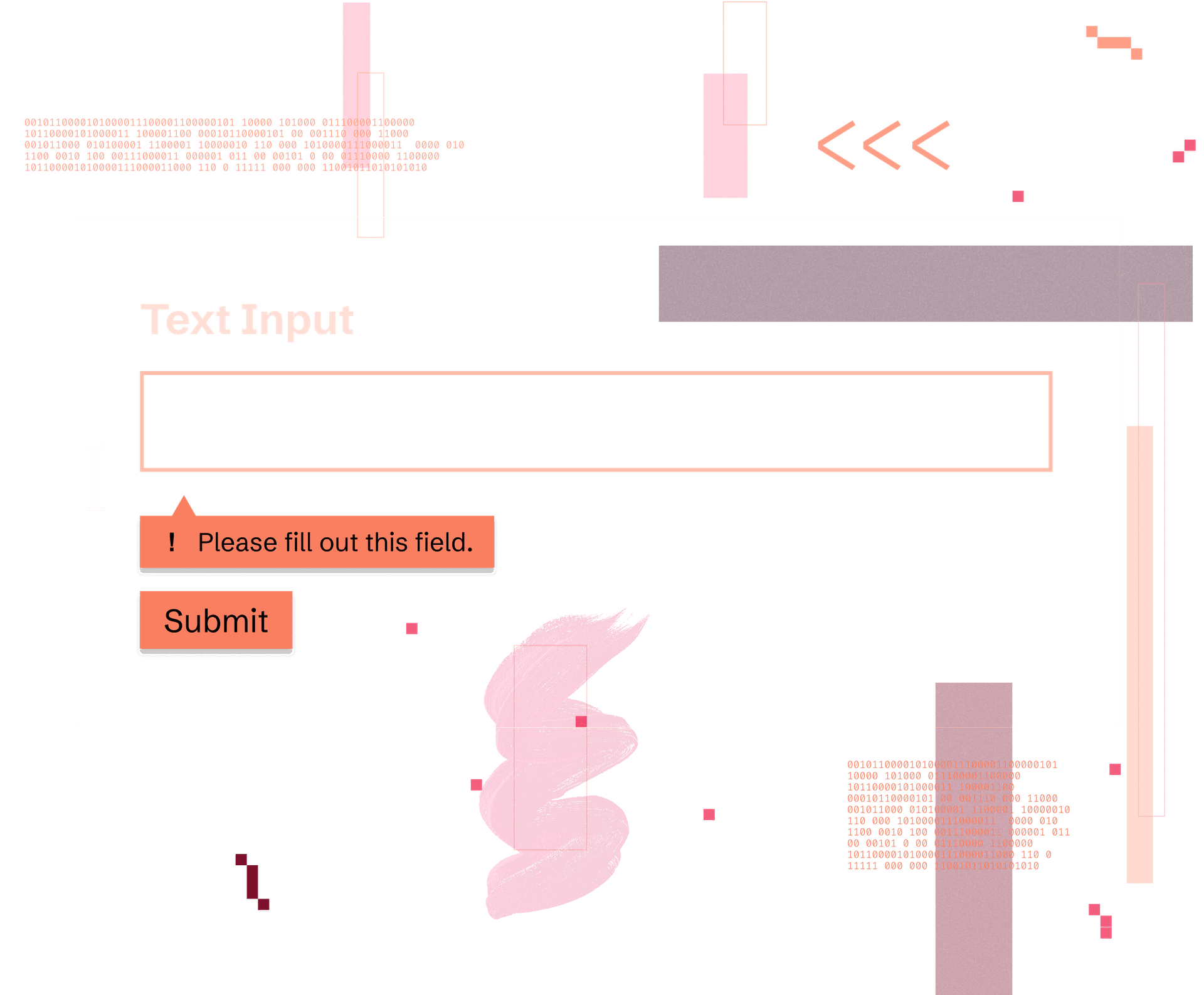 Form field validation collage