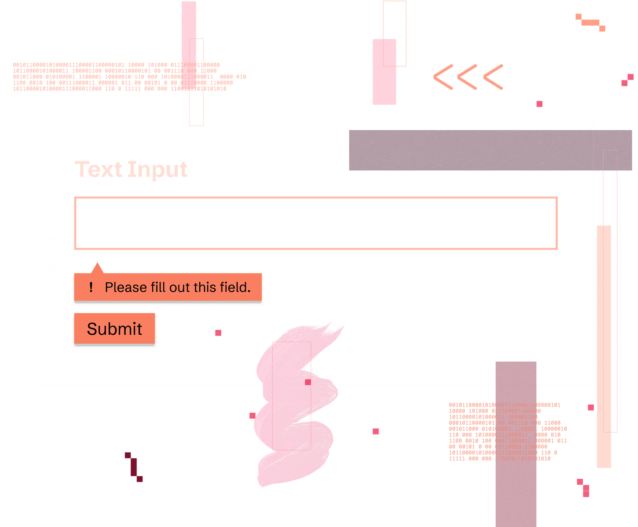 Form field validation collage
