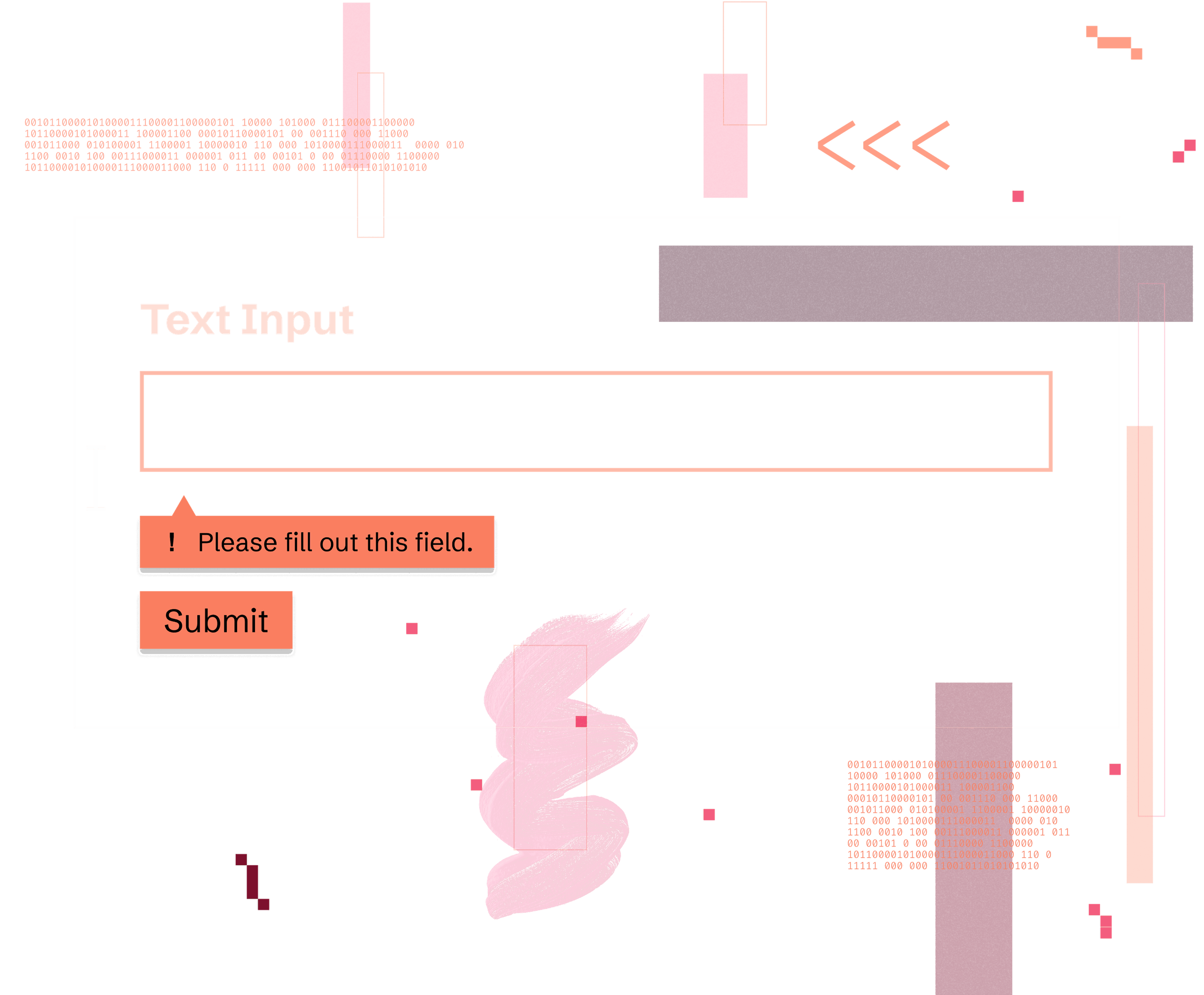 Form field validation collage