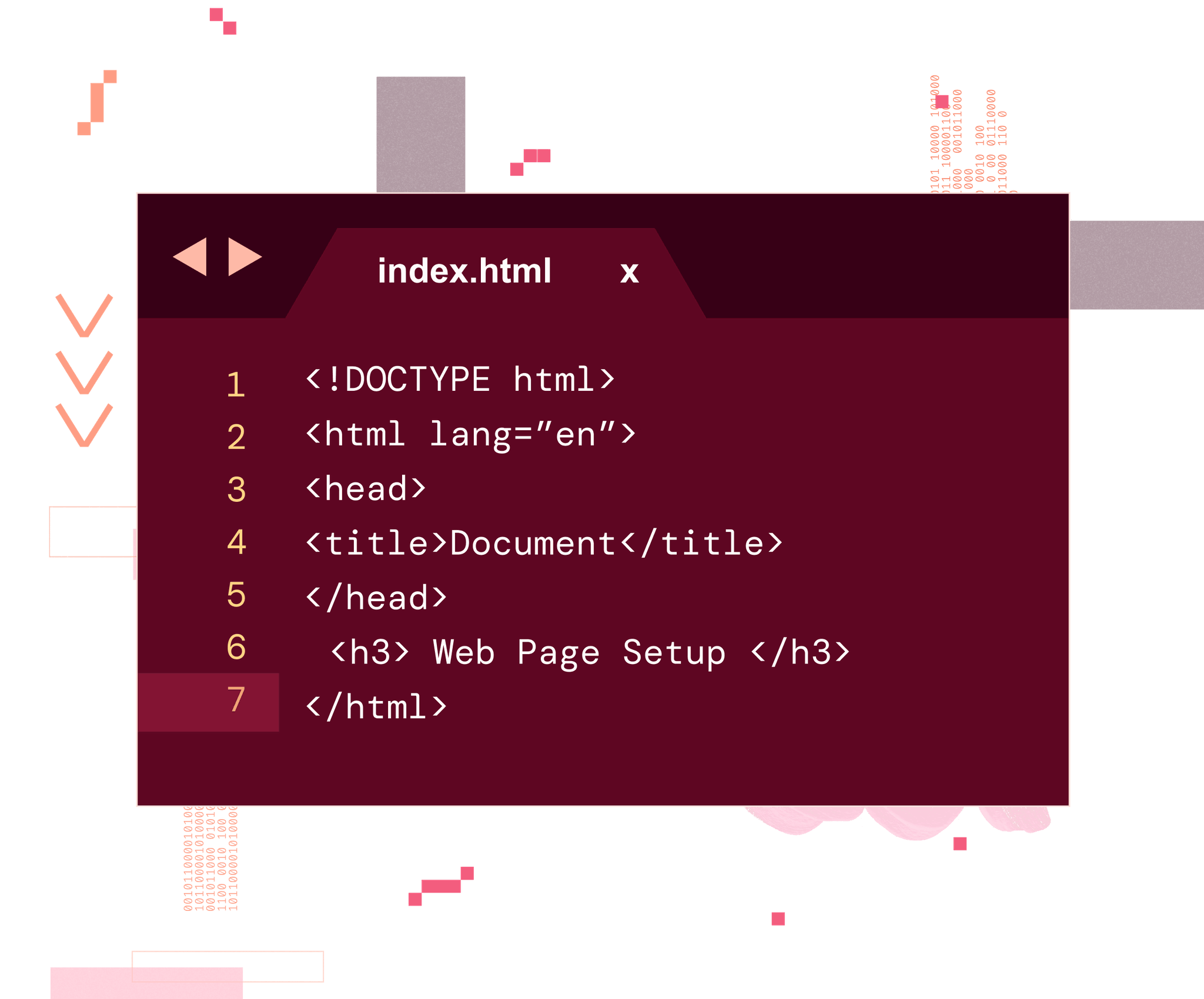 web page setup collage