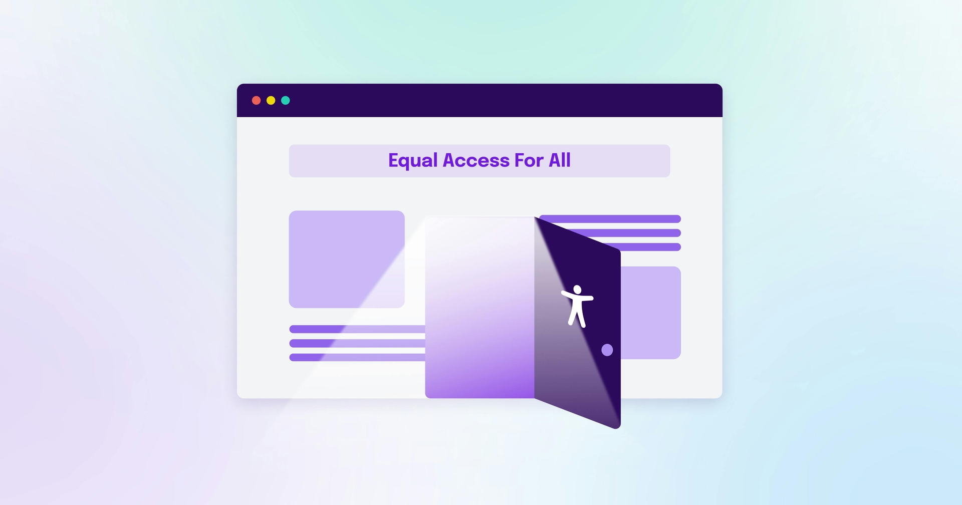 Web page with the title Equal Access For All
