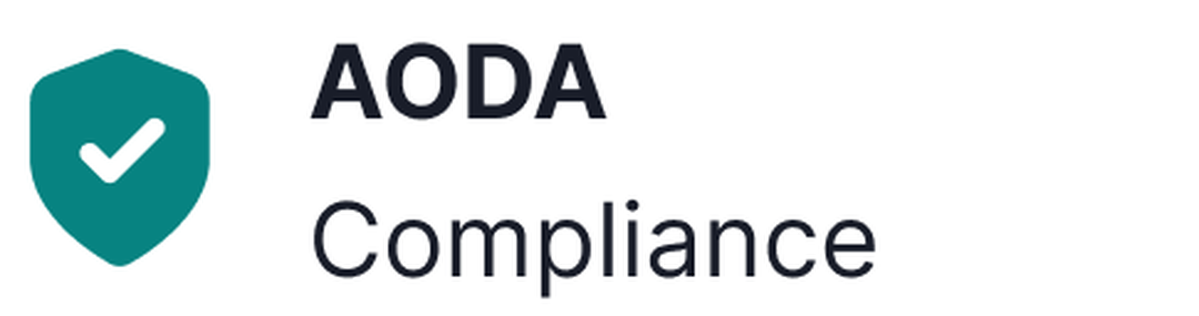 Compliance badge for AODA