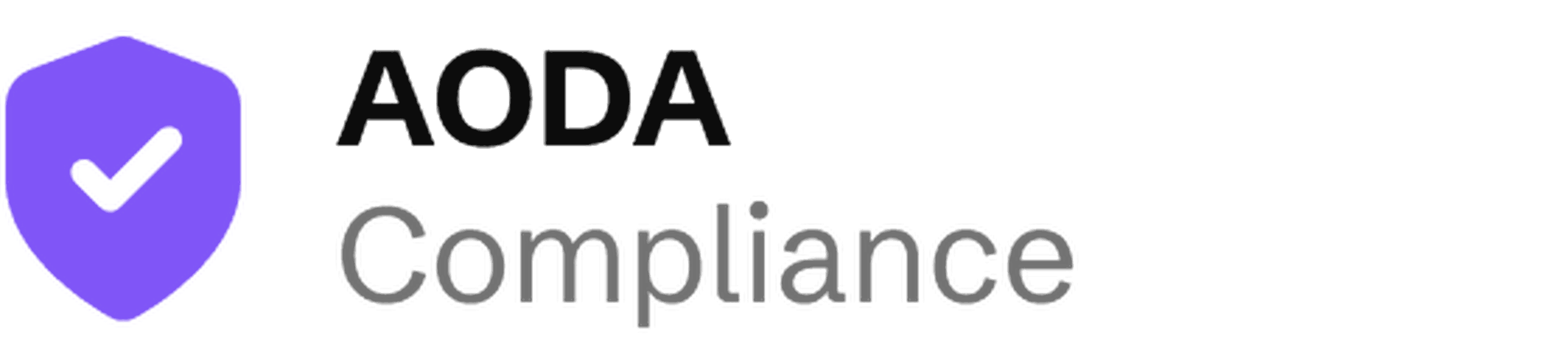 Compliance badge for AODA