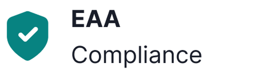Compliance badge for EAA