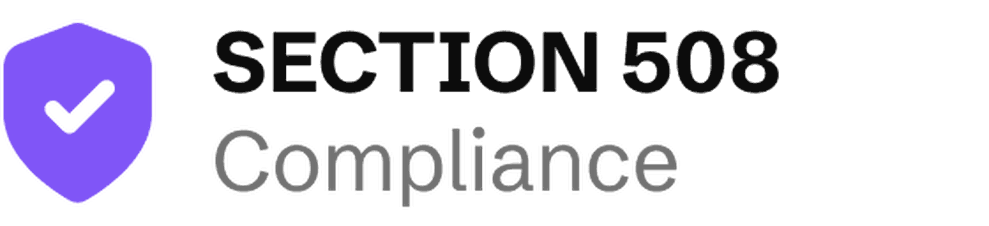 Compliance badge for Section 508