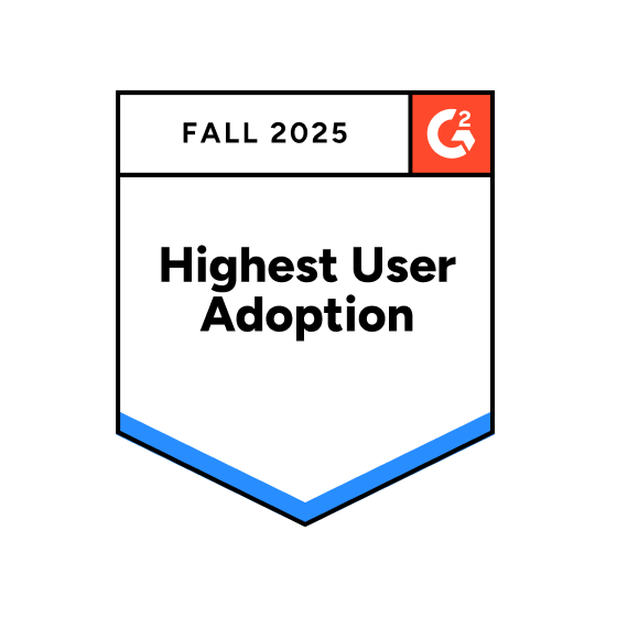 Highest User Adoption in Accessibility tools, G2 Fall 2025